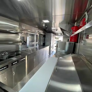 Remolques de comida de cocina móvil personalizados totalmente equipados Street Snack Catering Food Truck Pizza Coffee Food Carts para la venta - Product Image 2