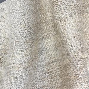 Tapis turc vintage 2,6x3,8 pi (78x115 cm), tapis patchwork blanc et gris - Product Image 5