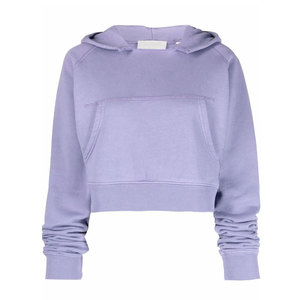 Manches longues mode vêtements femmes haut court sweats à capuche utilisation extérieure haute fabrication haut court sweats à capuche - Product Image 4