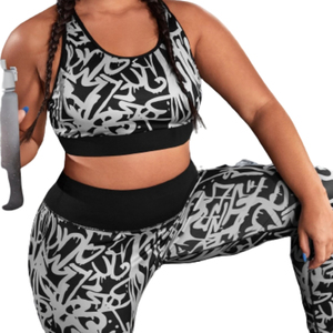 Leggings Deportivos de Invierno sin Costuras para Mujer, 92% Poliéster, 9% Elastano, Color Negro y Blanco, Antibacterianos, Transpirables, Cintura Media - Product Image 1