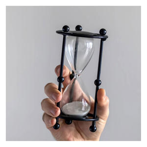 Sablier marin nautique en laiton de qualité supérieure avec cadre rotatif Accent de décor à la maison maritime classique - Product Image 6