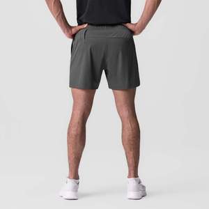 Short sportif de gymnastique pour hommes, séchage rapide, taille élastique, poche zippée, fitness, course, respirant, anti-rides, entraînement - Product Image 3