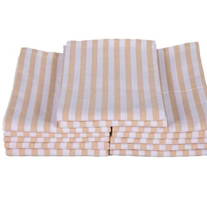 100% Cotton Golf Stripe Pattern Kitchen <b>Towel</b> Quick-Dry and Sustainable for Home Use <b>Blue</b> Checkered Woven Technics - Product Image 1