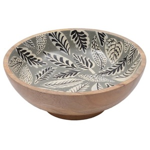 Ensaladera de madera de lujo Cuenco de sopa hecho a mano de calidad premium Clásico elegante Venta al por mayor Nuevo cuenco de madera para servir - Product Image 3