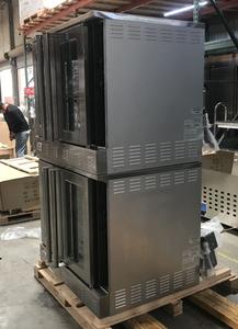 Four à convection commercial neuf et original, double niveau, pleine taille, gaz naturel, avec roulettes, certifié NSF - Product Image 4