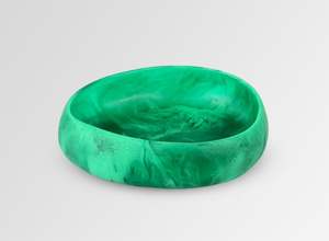 Tazón de Ensalada de Resina Hecho a Mano por Diseñadores, Libre de BPA, con Superficie Pulida y Textura Redonda para Decoración del Hogar y Estilismo de Mesa - Product Image 5