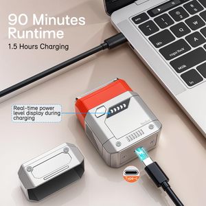 Rasoir Électrique Compact Rechargeable USB-C pour Hommes, Rasoir à Grille Étanche IPX7, Kit de Toilettage Portable pour le Visage, Idéal pour les Voyages - Product Image 1
