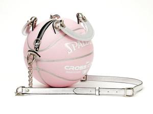 OMMiZ 2025-26 Sac de basket-ball rond de luxe pour femme, sac à bandoulière croisé de haut rang, sac à main à pochette rose clair - Product Image 2