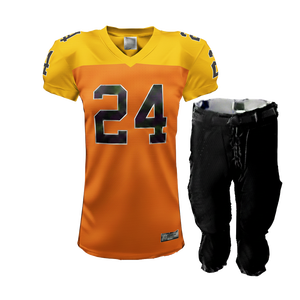 Maillot de football américain personnalisé pour adultes, compétition sur terrain, 255GSM polyester respirant, vêtements de sport - Product Image 5