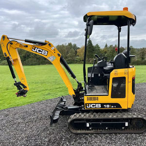 Mini-excavatrice JCB 18Z-1 de 1,8 tonne avec moteur Kohler et balancement de queue nul pour la construction et l'aménagement paysager - Product Image 1