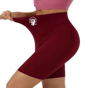 Shorts de sport pour femmes à taille haute, effet push-up, respirants et à séchage rapide, noirs - Product Image 5