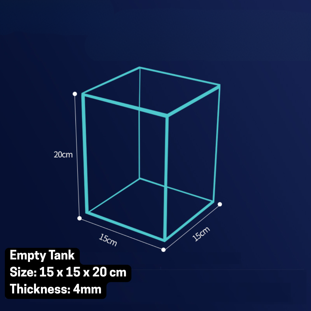 Serbatoio vuoto 15x15x20