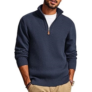 Pulls en laine pour mens-2025 Haute Qualité 100% Laine High Street Pull Respirant Vintage - Product Image 5