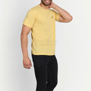 Camisetas de cuello redondo para hombre hechas a medida precio al por mayor camisetas de cuello redondo para hombre de nuevo diseño camisetas de cuello redondo para hombre lisas - Product Image 6