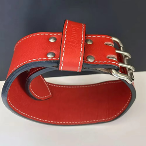 เข็มขัดหนังยกน้ำหนักปรับได้ป้องกันแบบปรับได้สำหรับออกกำลังกายในยิมปรับแต่งแบรนด์ของคุณ - Product Image 4