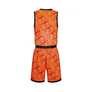 Meilleures ventes, Ensemble de maillots de basket-ball respirants pour hommes, Uniforme d'entraînement avec logo personnalisé pour les joueurs, Vêtements d'équipe personnalisés - Product Image 2