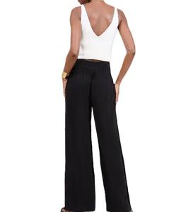 Pantalon de jogging léger pour femme-Vêtements de sport respirants et durables pour les sports de plein air et les activités décontractées Pantalon de jogging évasé - Product Image 2