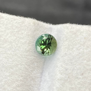 เฉพาะในร้านของฉัน5มม. ได้รับการรับรองสีที่หายากที่สุดของธรรมชาติแทนซาไนต์ทรงกลมตัดหินซูไซต์ธรรมชาติ0.59กะรัต Loupe สะอาด - Product Image 1