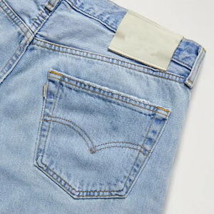 Pantalones vaqueros bordados personalizados de alta calidad, precio al por mayor, pantalones informales ecológicos rectos de verano con logotipo personalizado para hombre - Product Image 6