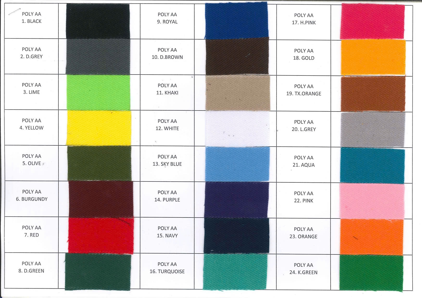 Color personalizado