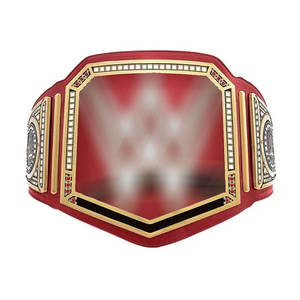 Venta al por mayor de cinturones de campeonato de kickboxing de alta calidad MMA cinturones de color rojo fabricados en Pakistán cinturón de Campeonato - Product Image 1