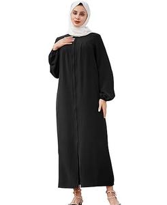 Vente de gros Robe femme musulmane Vêtements islamiques Abayas respirant nouveau style abaya hijab femme - Product Image 6
