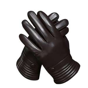 Guantes de cuero de diseño personalizado, producto de tendencia, piel de cordero italiana con forro de Cachemira a un precio razonable - Product Image 2