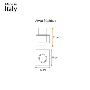 ที่วางแก้วอะคริลิคใสทนทานดีไซน์ทันสมัยเป็นมิตรกับสิ่งแวดล้อมอเนกประสงค์ประหยัดพื้นที่อุปกรณ์จัดเก็บในห้องน้ำ - Product Image 3