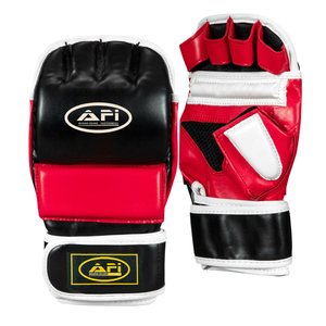 ถุงมือซ้อมมวยหนัง8oz ถุงมือซ้อมมวยแบบไฮบริดโลโก้ตามสั่งสำหรับชกมวยศิลปะการต่อสู้การต่อสู้ - Product Image 2