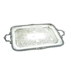 Dernier modèle le plus vendu de plateau de service en forme de rectangle pour le thé, le café, idéal pour les fêtes dans les restaurants et les hôtels Nouveau design - Product Image 4