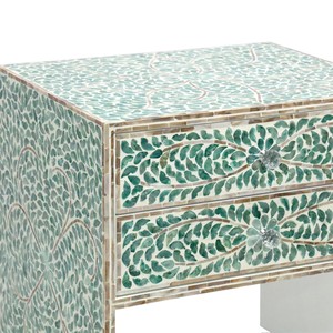 Artículos Populares: Mesita de Noche Decorativa con Incrustaciones de Madreperla, Mueble para Dormitorio o Sala de Estar, Hecho en Vietnam - Product Image 3