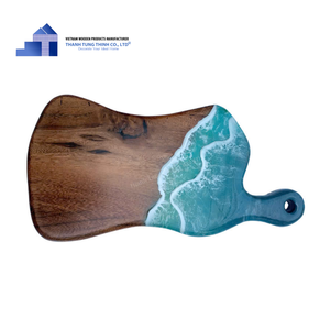 Plateau en résine époxy durable de haute qualité pour produits uniques ustensiles de cuisine du fabricant vietnamien pour les grossistes - Product Image 3