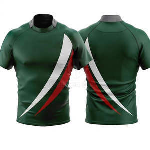 Maillot de rugby de haute qualité, tissu respirant et anti-humidité, parfait pour les activités sportives et de fitness - Product Image 3