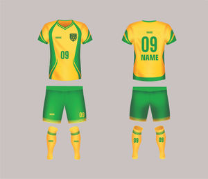 เสื้อฟุตบอลทำจากผ้าโพลีเอสเตอร์คุณภาพสูง MOQ ต่ำ รับผลิตเสื้อฟุตบอลตามสั่ง พร้อมปักโลโก้ ชุดฟุตบอลสำหรับผู้ชาย - Product Image 1