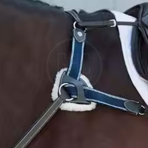 Plastron d'équitation directement en gros d'usine Plastron d'équitation de qualité supérieure en cuir - Product Image 2