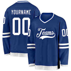 Camisetas de Hockey sobre Hielo de Diseño Personalizado de Primera Calidad, Impresas por Sublimación con el Logotipo del Equipo, Ropa de Hockey sobre Hielo Personalizada, Jersey OEM - Product Image 1