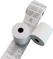 Rouleaux de papier thermique blanc neige sans BPS ni phénol, papier de caisse enregistreuse pour hôtel, vente en gros, 80x80mm 3 1/8 X 230