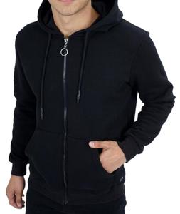 Sudadera con Capucha y Cremallera a Precio Económico 2025, Ropa Casual de Hip Hop para Hombre, Sudadera con Capucha y Cremallera con Logotipo Personalizado, Estilo Casual Cherry - Product Image 4