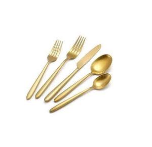Most Quality Gold Plating Flatware Cutlery Set Home Kitchenware <b>Table</b> Ware Collection Hot Selling Cutlery Set Top Quality - Product Image 4