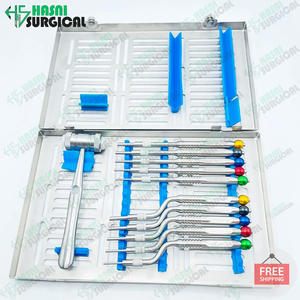 Ostéotomies de levage de sinus d'implantologie dentaire Ensemble de 11 instruments d'implant orthodontique dentaire convexe de pièces - Product Image 5