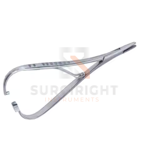 Porte-aiguille orthodontique en acier inoxydable avec serrure Instrument chirurgical dentaire réutilisable manuel en stock par Surgiright - Product Image 4