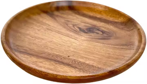 Plato de madera ecológico, platos para aperitivos, cuencos de madera almacenados a la venta por glowin fashion - Product Image 4
