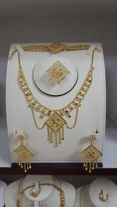 2024 Vintage nouveau indien inspiré ensemble de bijoux de mode 24K plaqué or cuivre collier fabriqué USA France Direct Comores Mayotte - Product Image 4