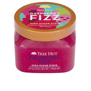 Exfoliante Corporal Tree Hut Raspberry Fizz 510g, Exfoliante Facial con Café, Vitamina C, Aloe Vera, Azúcar, Manteca de Karité y Hierbas - Product Image 1