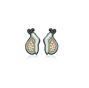Délicate boucle d'oreille perlée pas cher prix de gros fabricant indien bijoux broderie boucles d'oreilles produit de qualité supérieure - Product Image 1