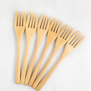 Best price acacia wooden <b>forks</b> durable wood <b>fork</b> for serving spaghetti noodles fruit & desserts - Product Image 4