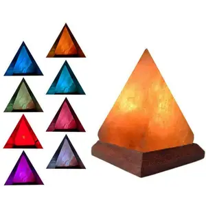 Pyramid Shape Himalayan Mini USB lâmpadas de sal em tamanhos personalizados, Melhor preço Mini USB lâmpadas, Pink Salt Night Light