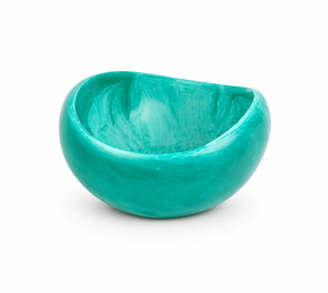 Epoxy Resin Bowl for Multiple Uses | Blue Bow | Gift Handmade Salad Bowl Fruit Storage Home <b>Dinnerware</b> - Product Image 3
