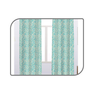 Design abstrait de qualité supérieure rideaux décoratifs de fenêtre de maison prêts à l'emploi personnalisés fabricant de gros - Product Image 4