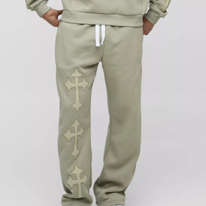 Nouveau survêtement élégant en coton polaire uni hommes vente en gros de vêtements de sport de couleur personnalisée survêtement d'entraînement de sport pour hommes - Product Image 4